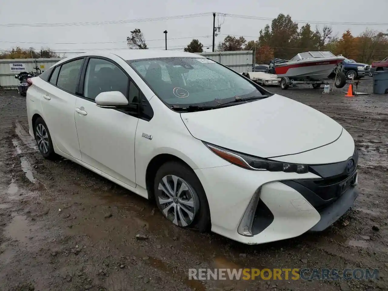 1 Photograph of a damaged car JTDKARFP8L3131775 TOYOTA PRIUS 2020