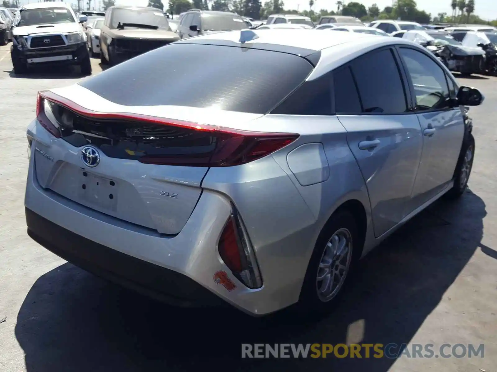 4 Photograph of a damaged car JTDKARFP8L3136426 TOYOTA PRIUS 2020