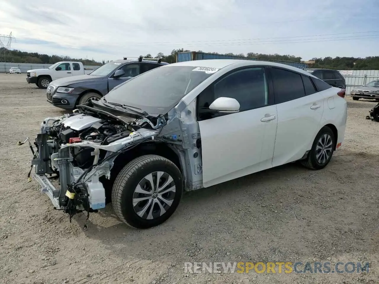1 Photograph of a damaged car JTDKARFP8L3142940 TOYOTA PRIUS 2020