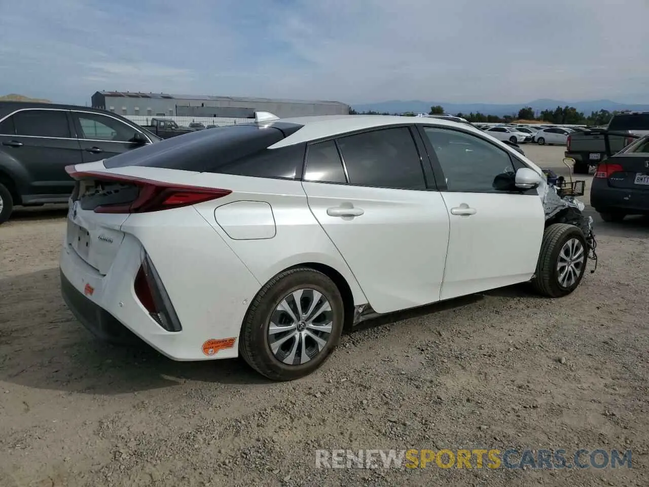 3 Photograph of a damaged car JTDKARFP8L3142940 TOYOTA PRIUS 2020