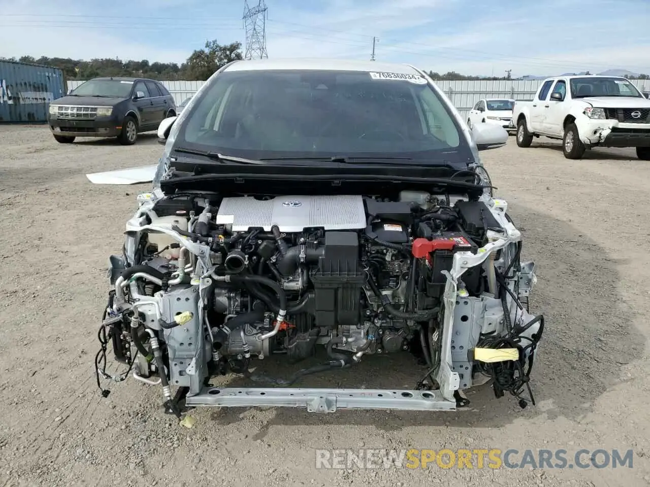 5 Photograph of a damaged car JTDKARFP8L3142940 TOYOTA PRIUS 2020