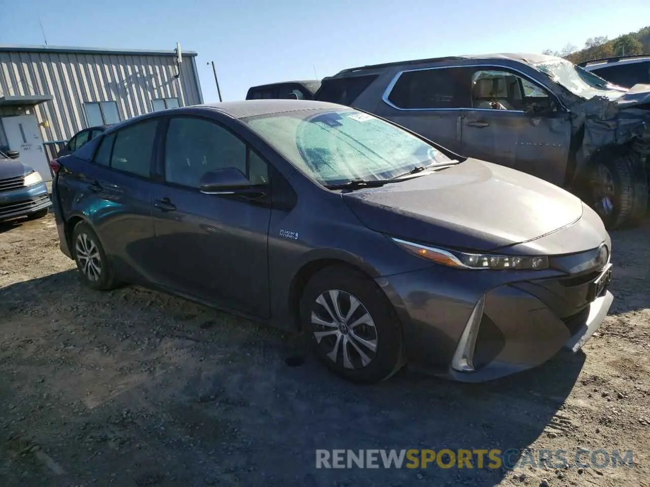 4 Photograph of a damaged car JTDKARFP8L3143571 TOYOTA PRIUS 2020