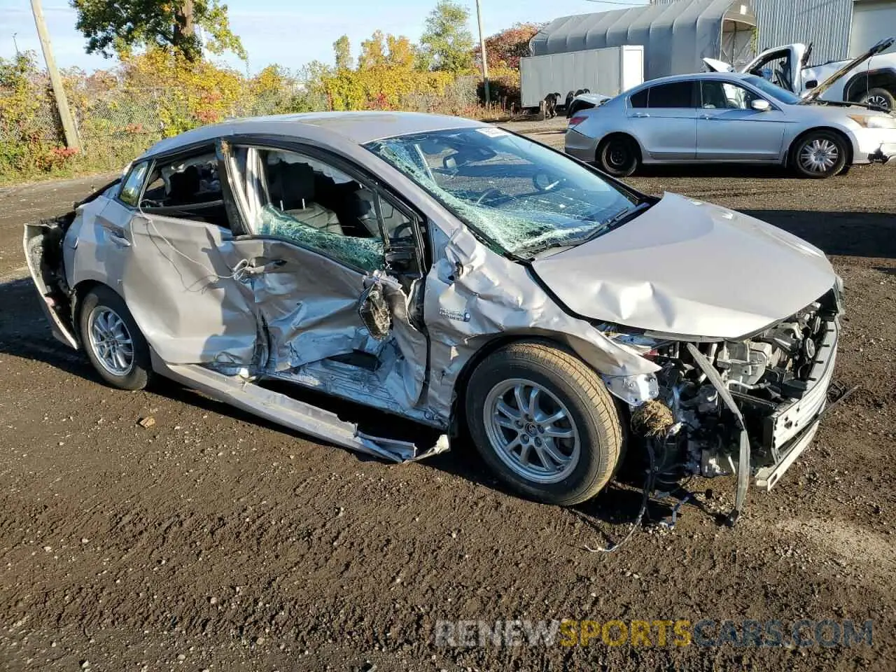 4 Photograph of a damaged car JTDKARFP8L3144882 TOYOTA PRIUS 2020