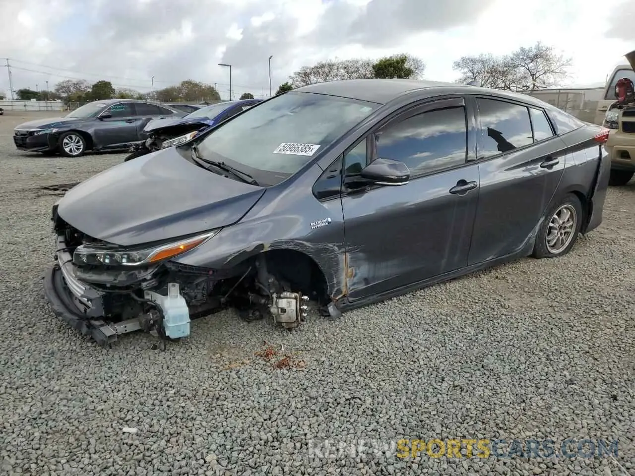 1 Photograph of a damaged car JTDKARFP8L3146910 TOYOTA PRIUS 2020