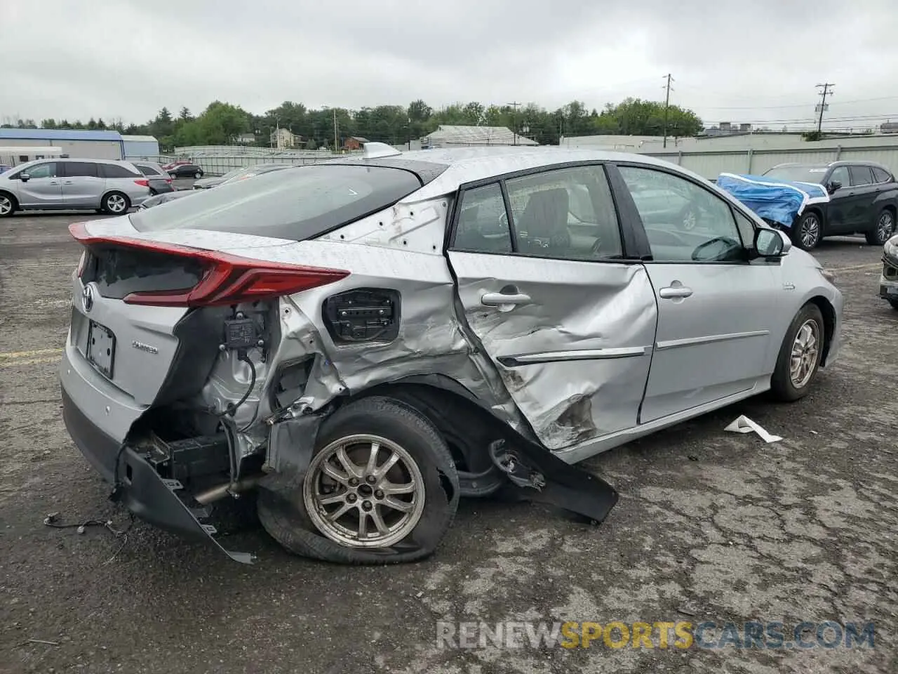 3 Photograph of a damaged car JTDKARFP8L3155123 TOYOTA PRIUS 2020