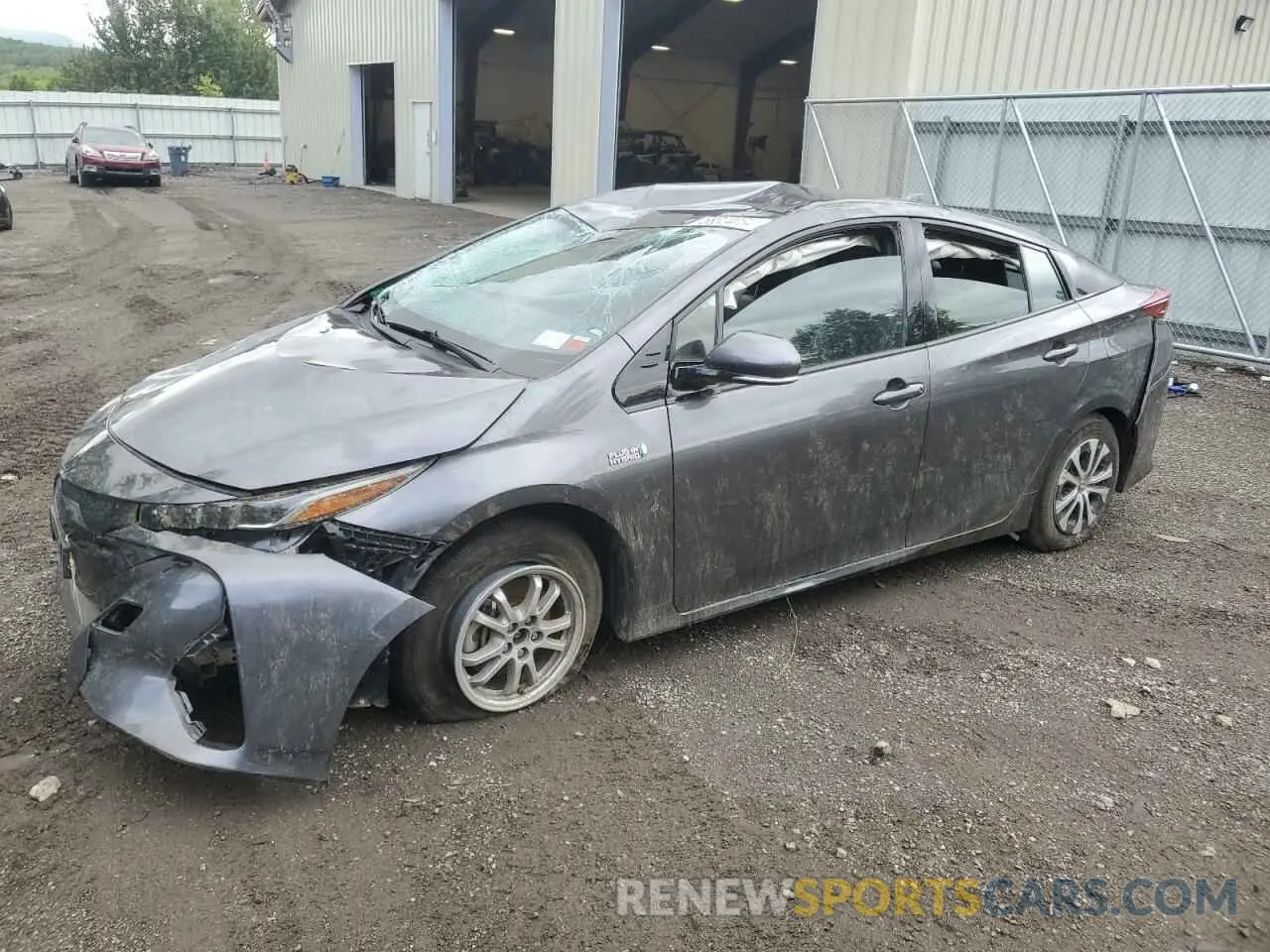 1 Photograph of a damaged car JTDKARFP8L3159320 TOYOTA PRIUS 2020