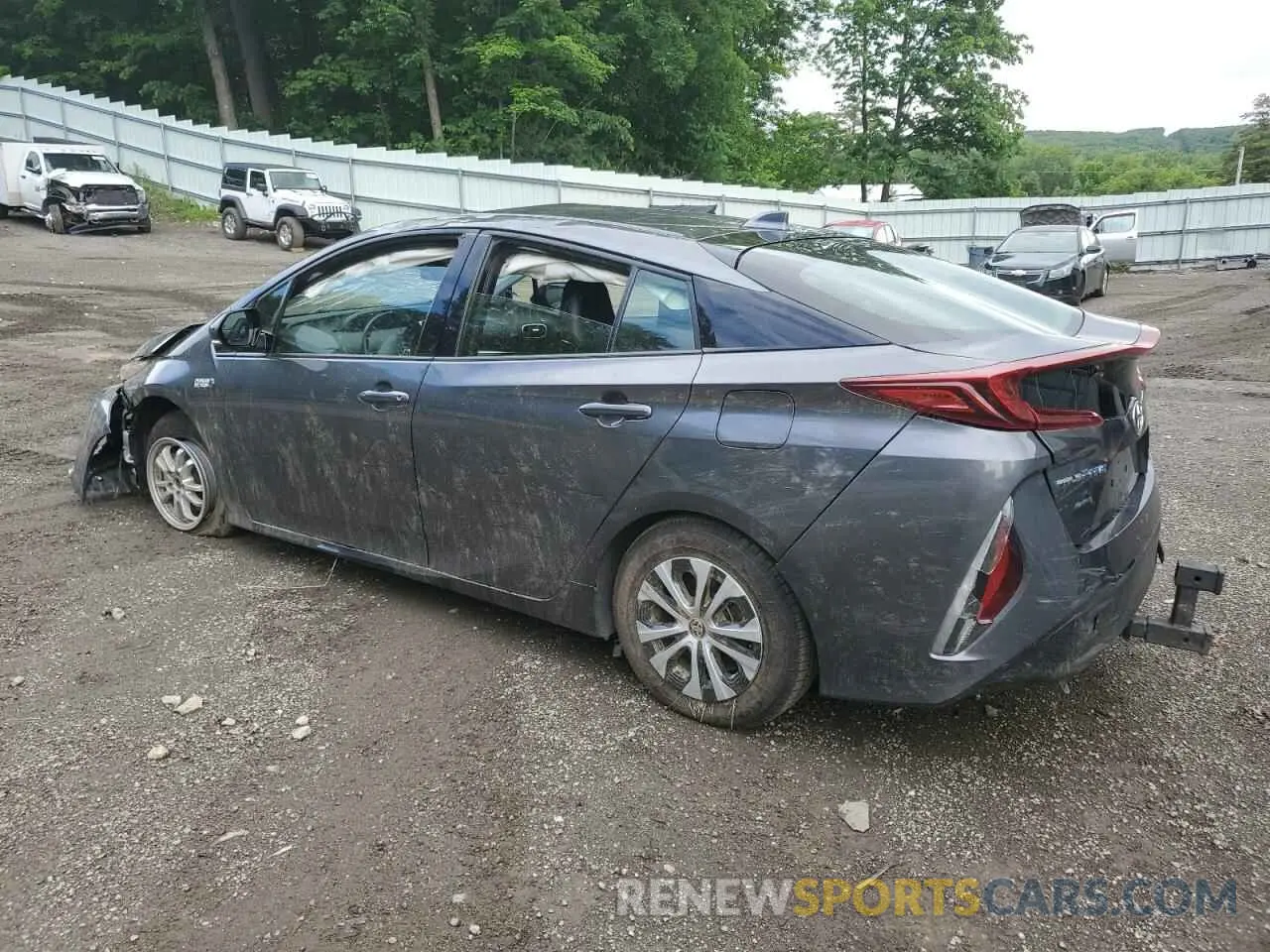 2 Photograph of a damaged car JTDKARFP8L3159320 TOYOTA PRIUS 2020