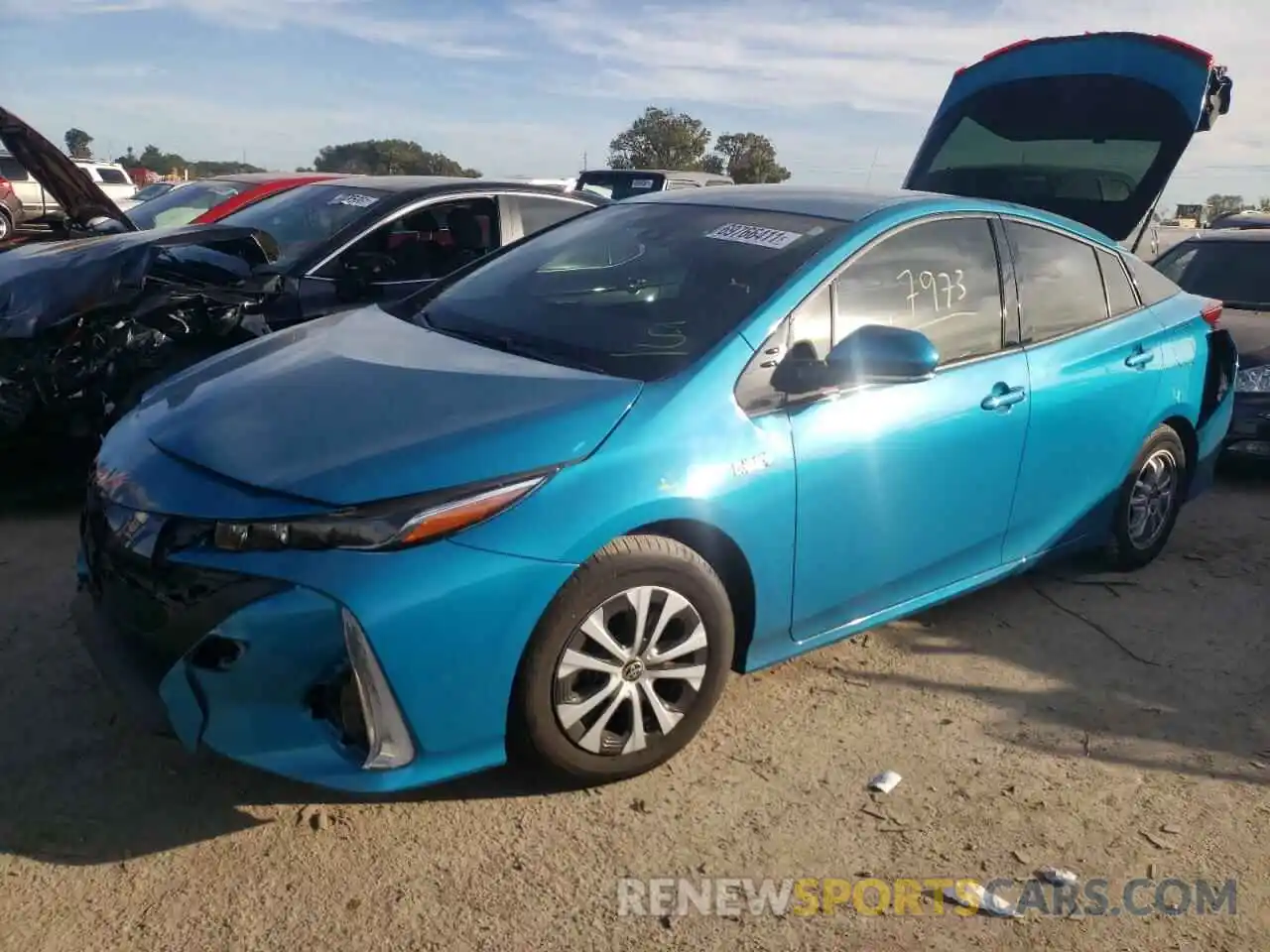 2 Photograph of a damaged car JTDKARFP9L3139304 TOYOTA PRIUS 2020