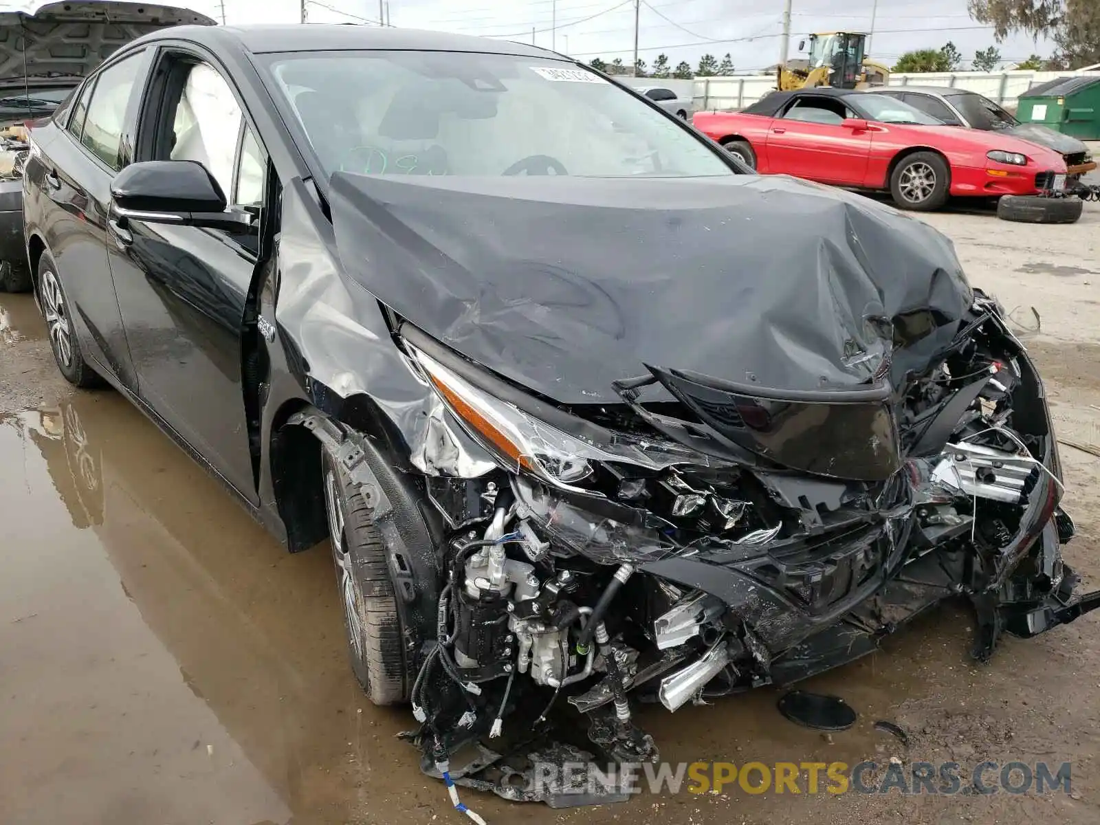 1 Photograph of a damaged car JTDKARFP9L3141814 TOYOTA PRIUS 2020