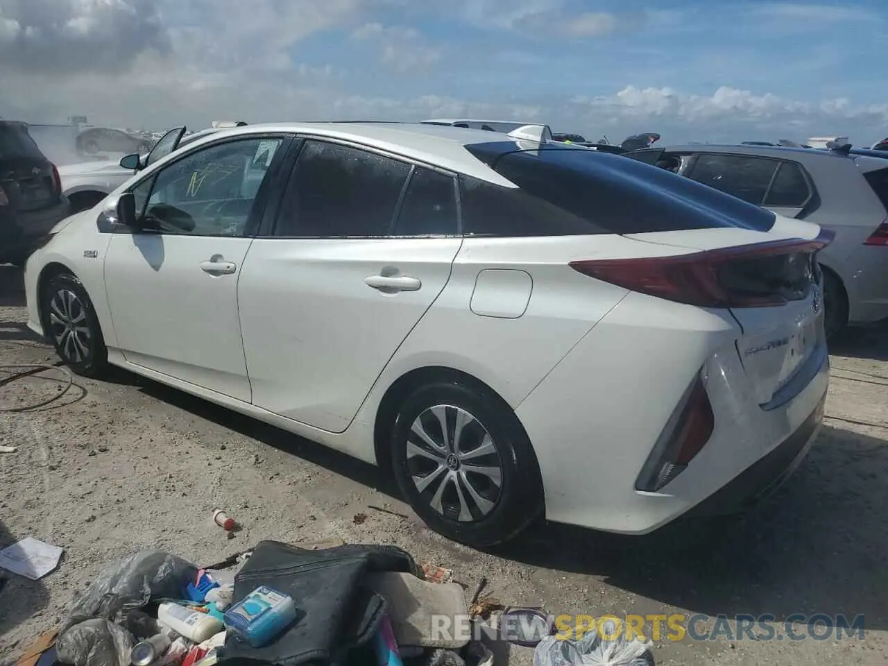 2 Photograph of a damaged car JTDKARFP9L3150061 TOYOTA PRIUS 2020