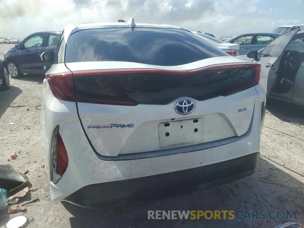 6 Photograph of a damaged car JTDKARFP9L3150061 TOYOTA PRIUS 2020