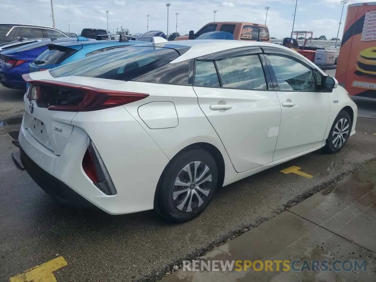 3 Photograph of a damaged car JTDKARFP9L3152344 TOYOTA PRIUS 2020