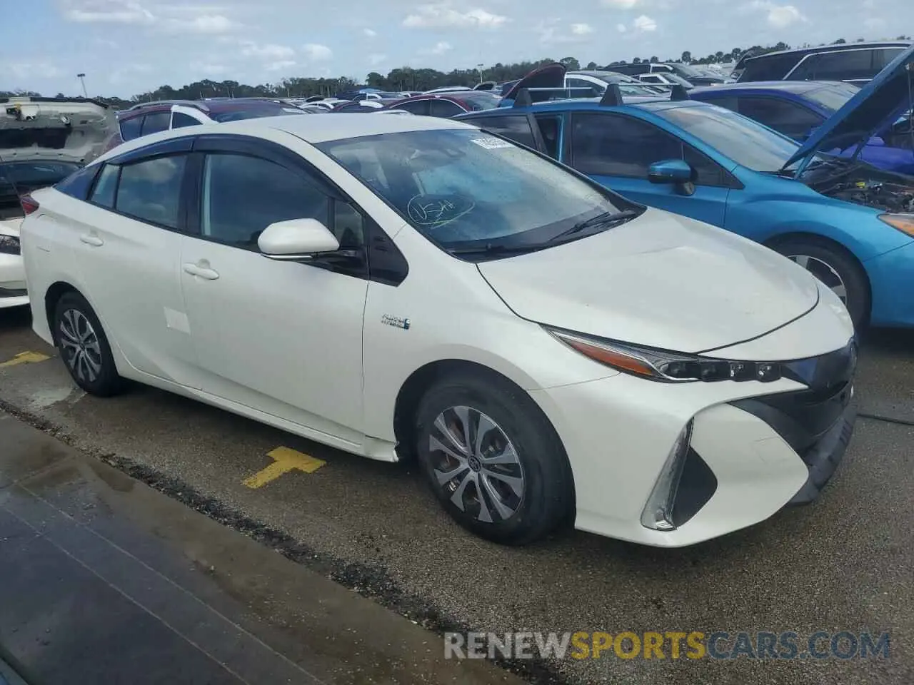 4 Photograph of a damaged car JTDKARFP9L3152344 TOYOTA PRIUS 2020