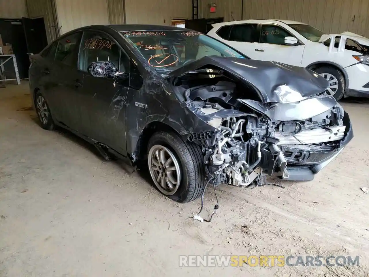 1 Photograph of a damaged car JTDKARFP9L3160346 TOYOTA PRIUS 2020