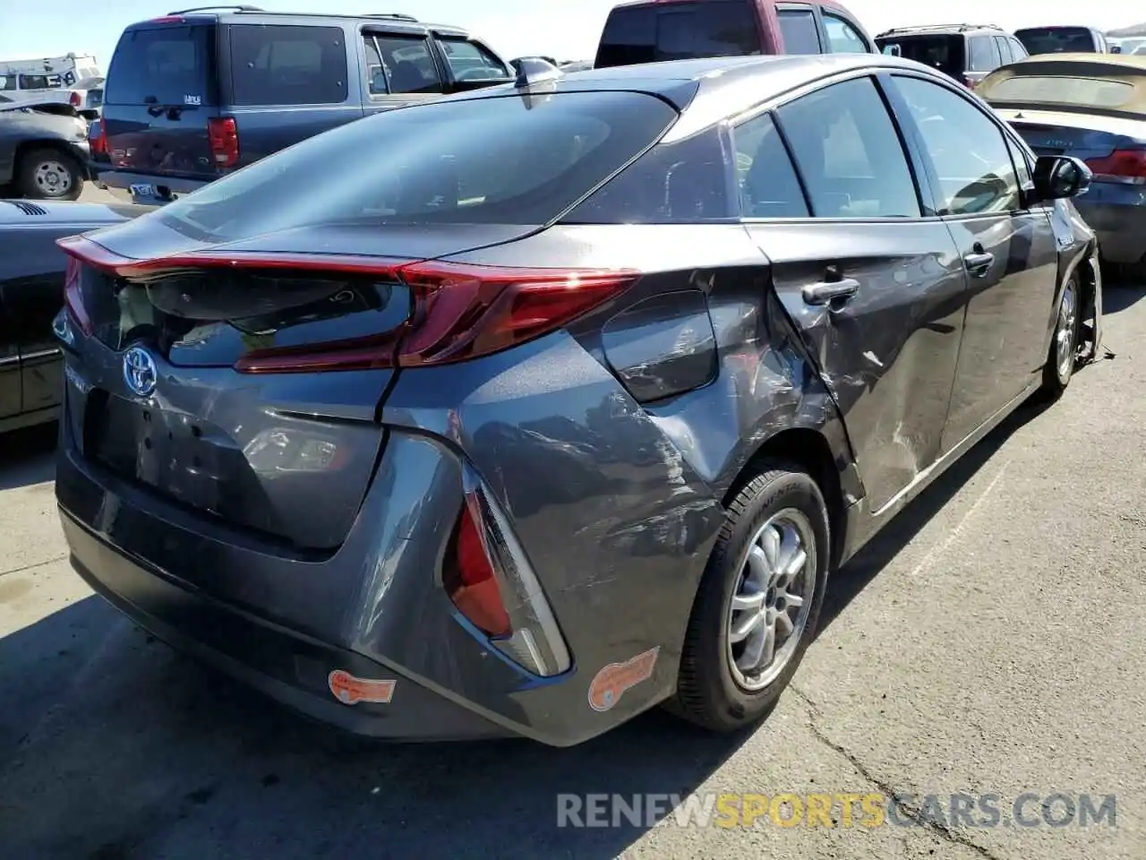 4 Photograph of a damaged car JTDKARFP9L3161111 TOYOTA PRIUS 2020