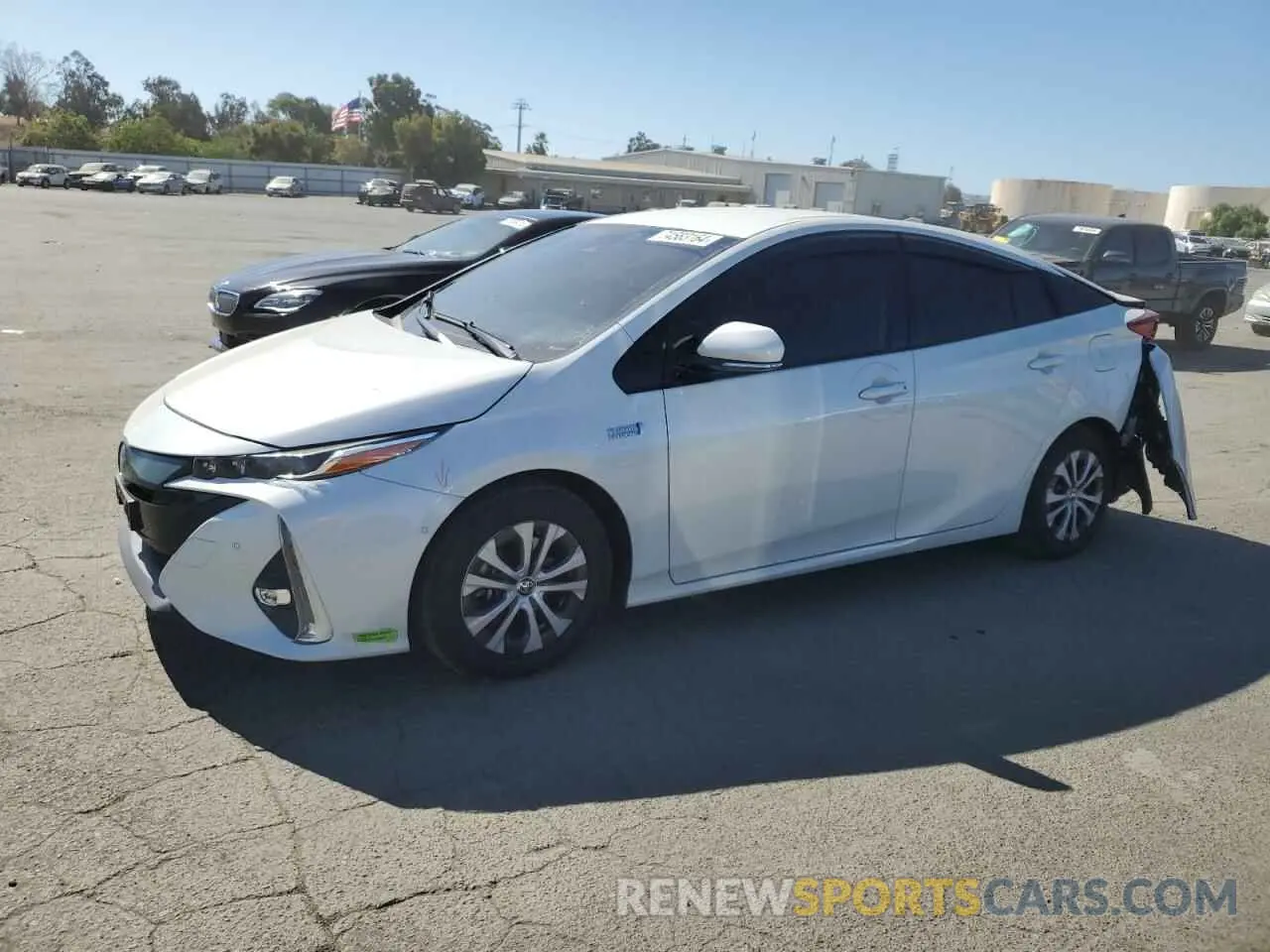1 Photograph of a damaged car JTDKARFPXL3120096 TOYOTA PRIUS 2020