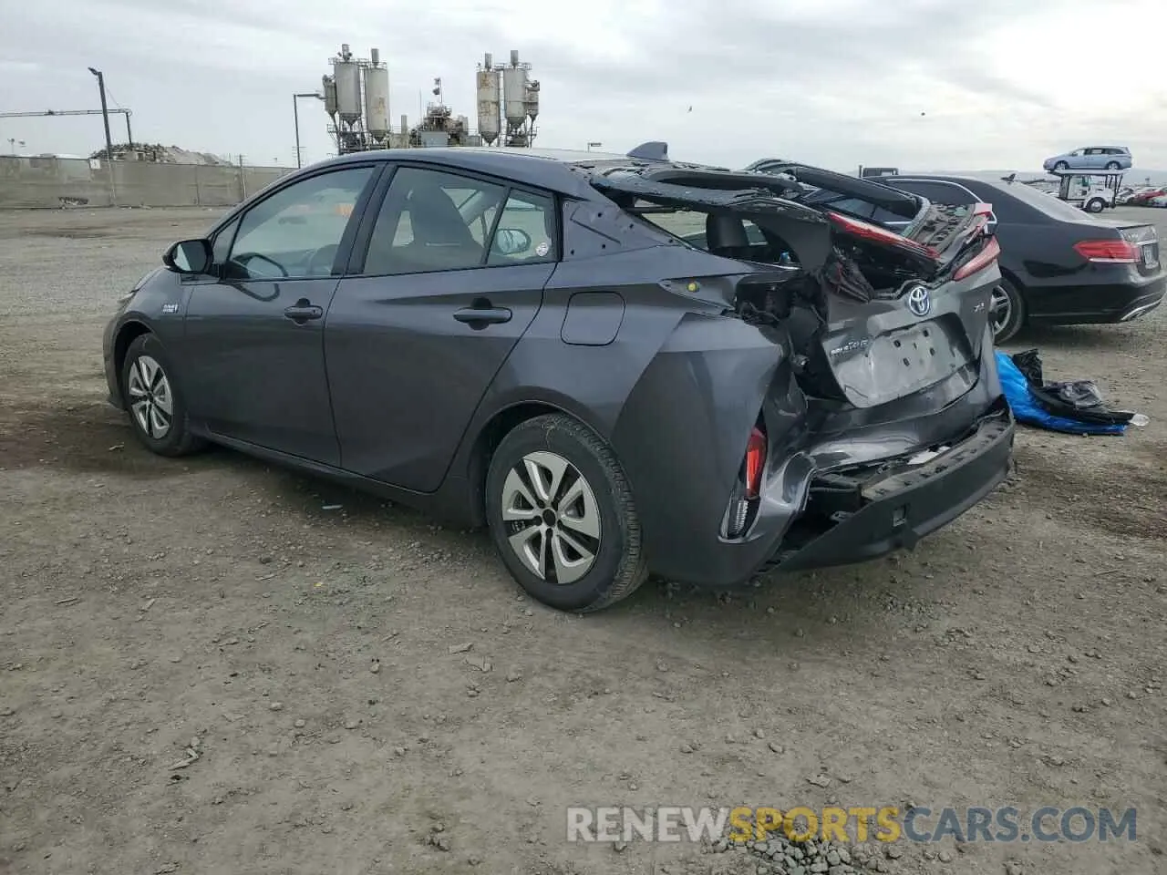 2 Photograph of a damaged car JTDKARFPXL3120521 TOYOTA PRIUS 2020