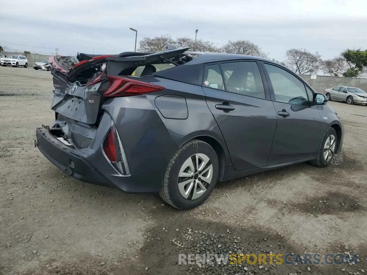 3 Photograph of a damaged car JTDKARFPXL3120521 TOYOTA PRIUS 2020