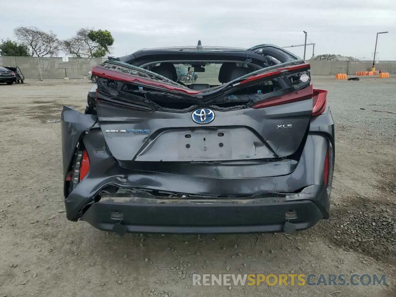 6 Photograph of a damaged car JTDKARFPXL3120521 TOYOTA PRIUS 2020
