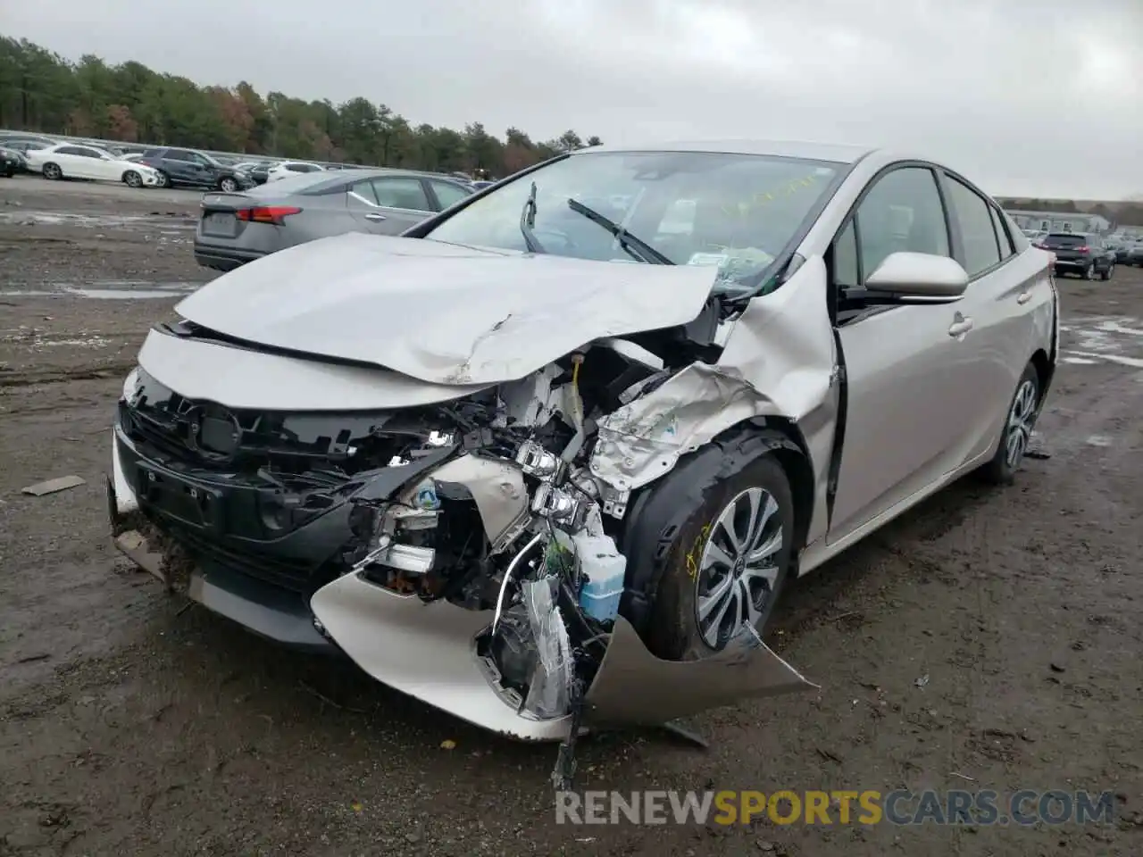 2 Photograph of a damaged car JTDKARFPXL3125069 TOYOTA PRIUS 2020