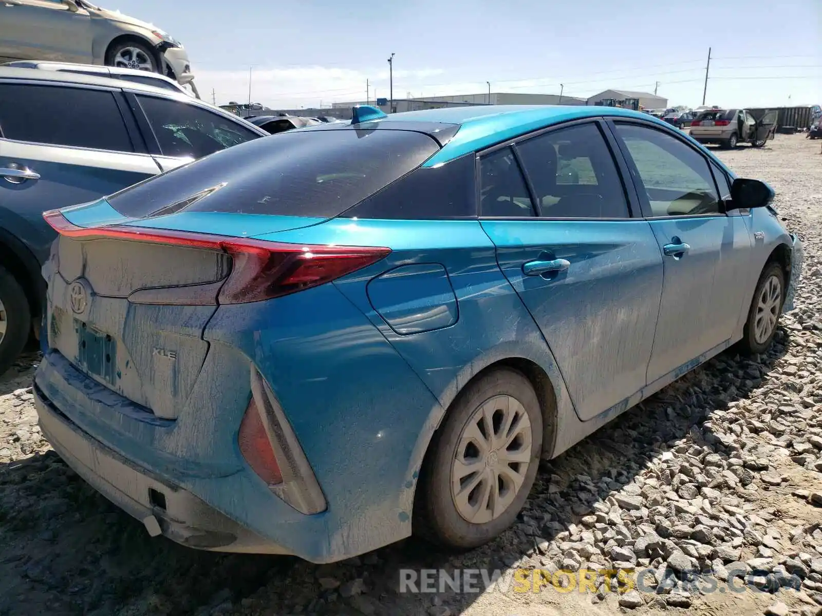 4 Photograph of a damaged car JTDKARFPXL3135987 TOYOTA PRIUS 2020