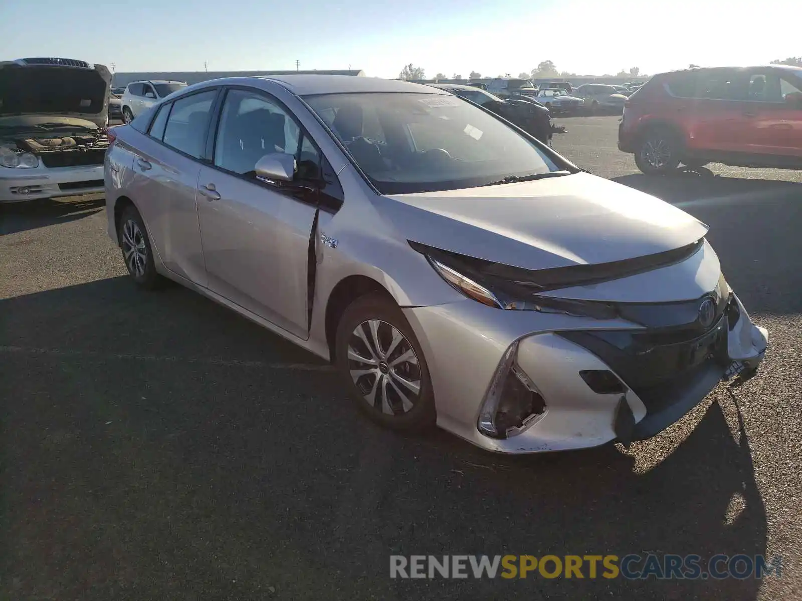 1 Photograph of a damaged car JTDKARFPXL3141207 TOYOTA PRIUS 2020