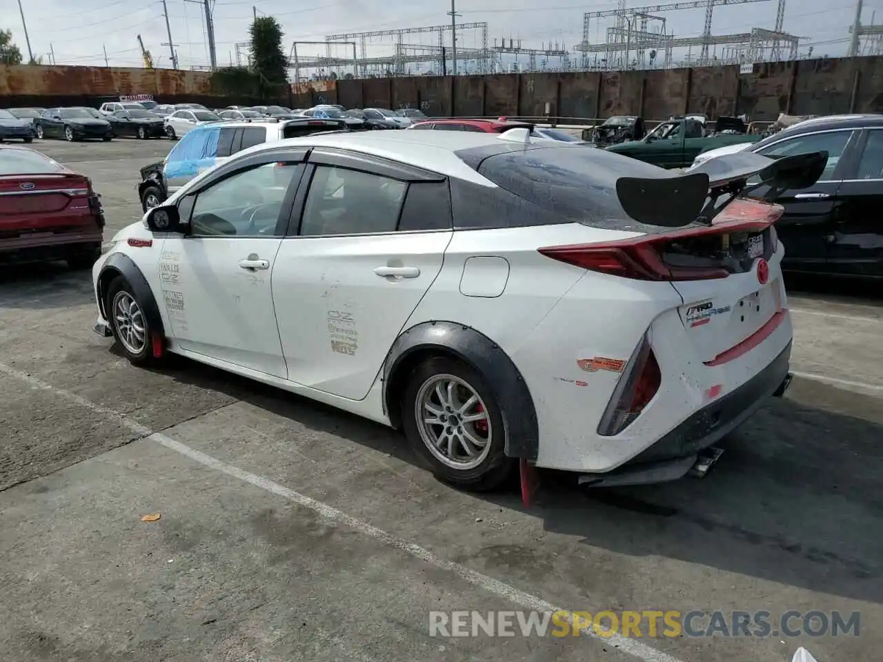 2 Photograph of a damaged car JTDKARFPXL3146603 TOYOTA PRIUS 2020