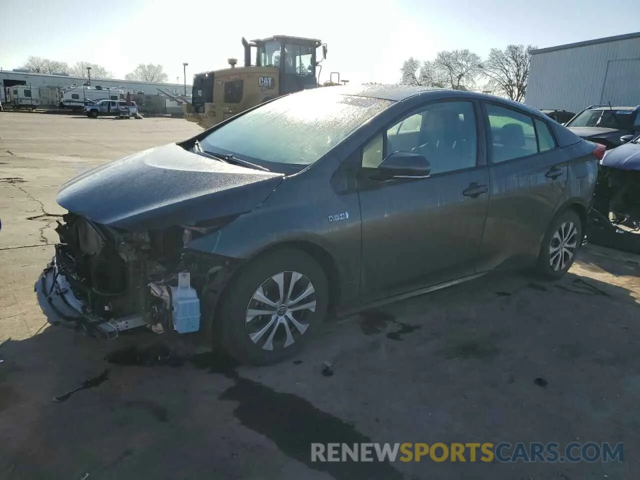 1 Photograph of a damaged car JTDKARFPXL3153034 TOYOTA PRIUS 2020