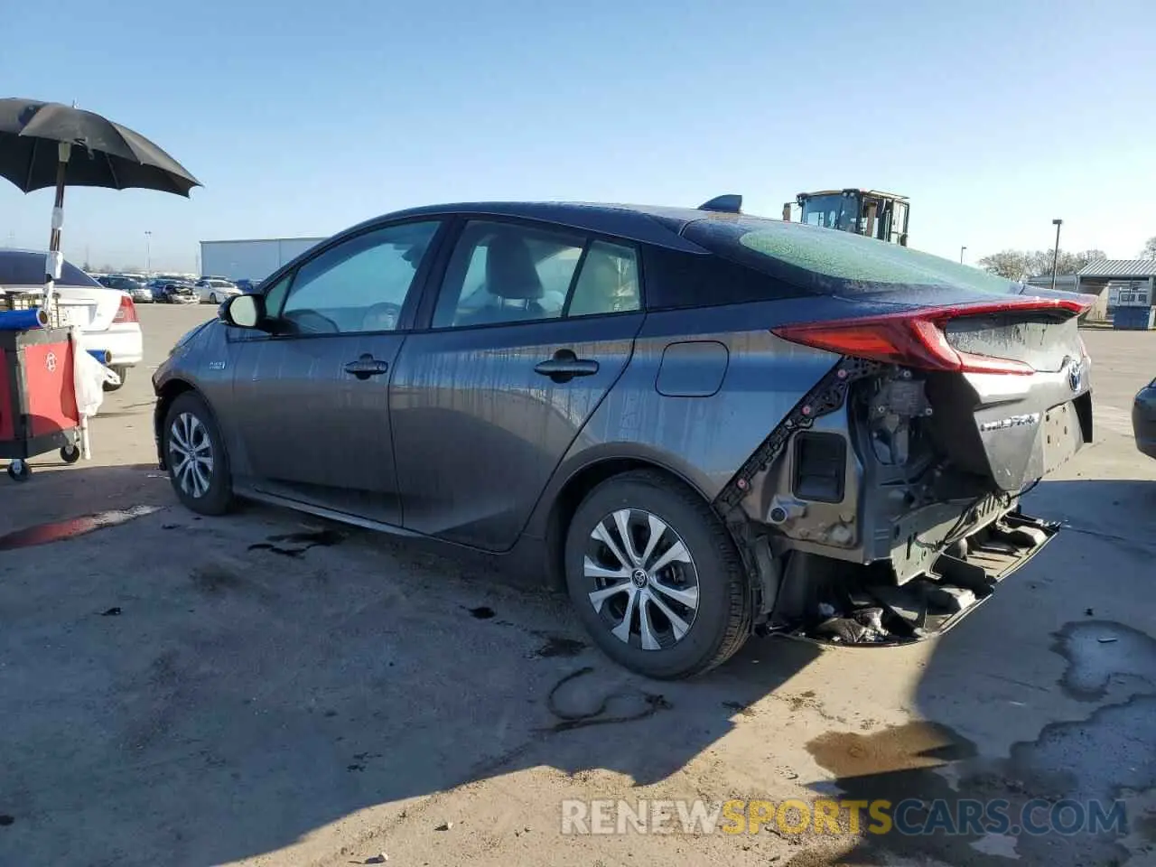 2 Photograph of a damaged car JTDKARFPXL3153034 TOYOTA PRIUS 2020