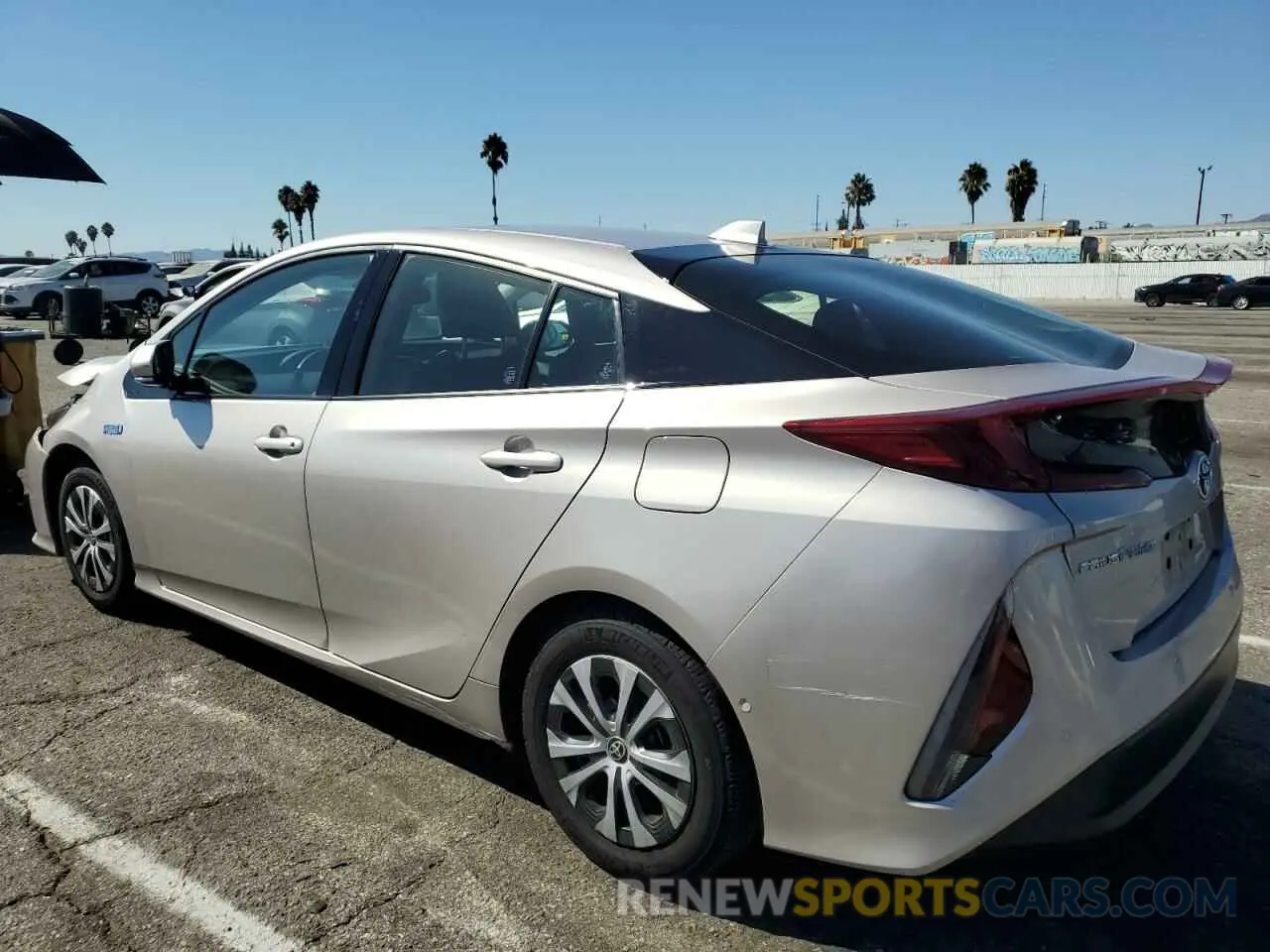 2 Photograph of a damaged car JTDKARFPXL3154295 TOYOTA PRIUS 2020