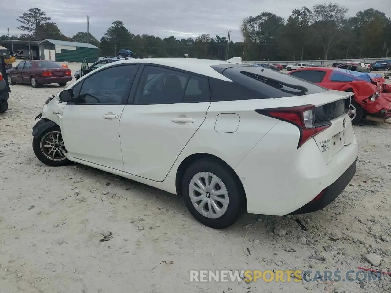 2 Photograph of a damaged car JTDKARFU0L3104298 TOYOTA PRIUS 2020