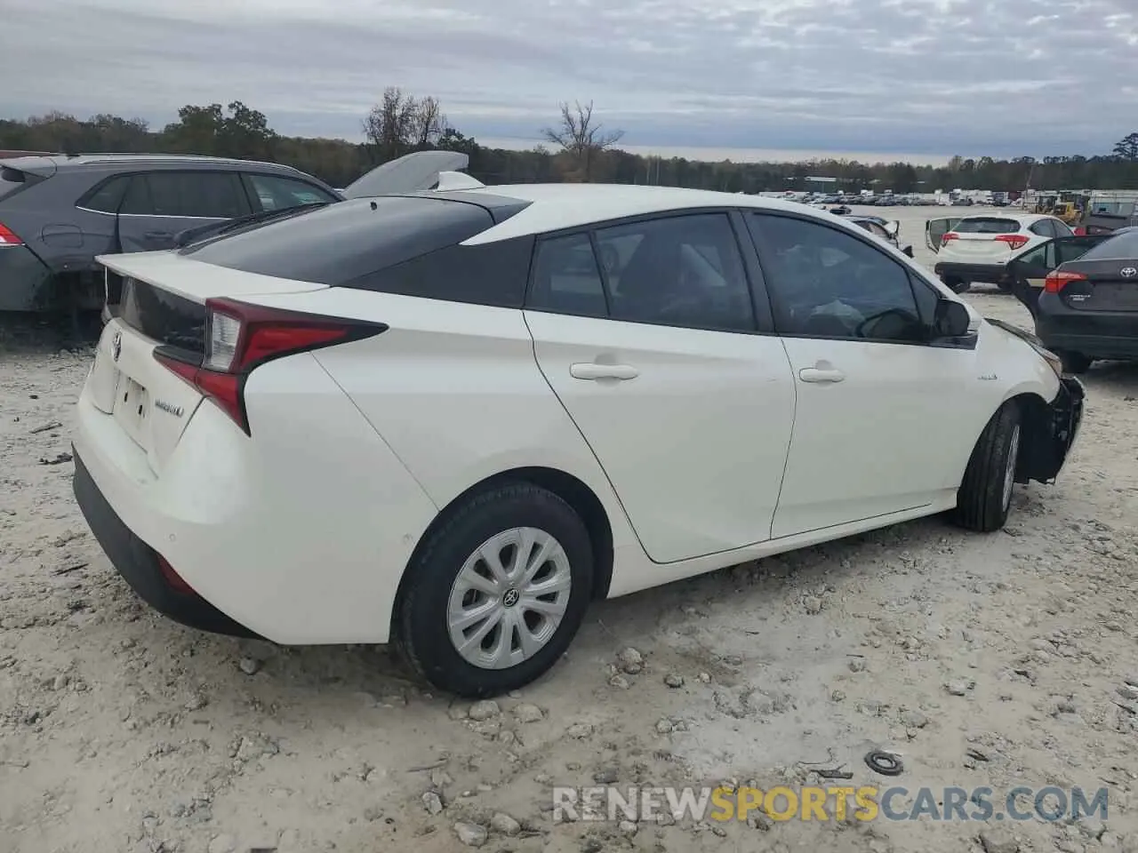 3 Photograph of a damaged car JTDKARFU0L3104298 TOYOTA PRIUS 2020