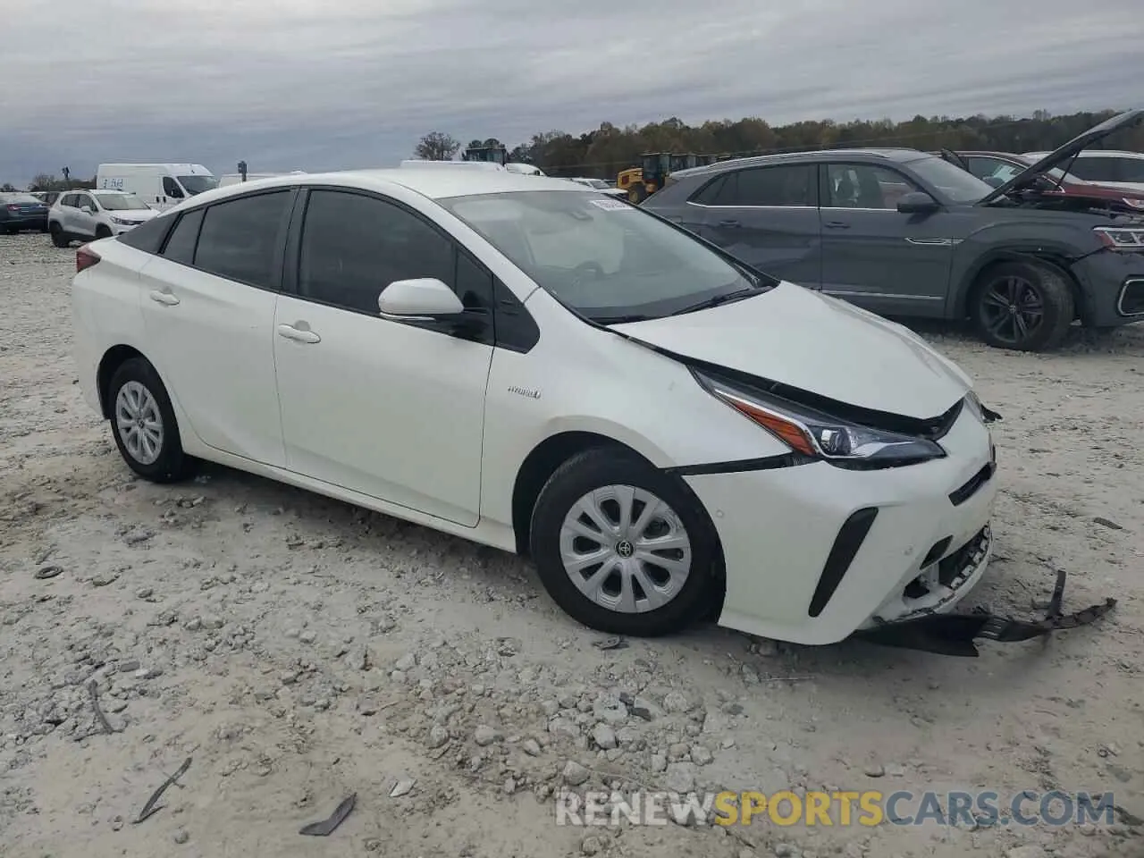 4 Photograph of a damaged car JTDKARFU0L3104298 TOYOTA PRIUS 2020