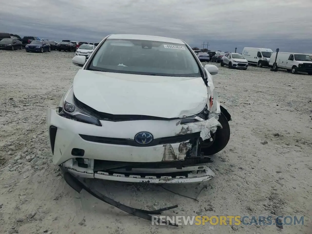 5 Photograph of a damaged car JTDKARFU0L3104298 TOYOTA PRIUS 2020