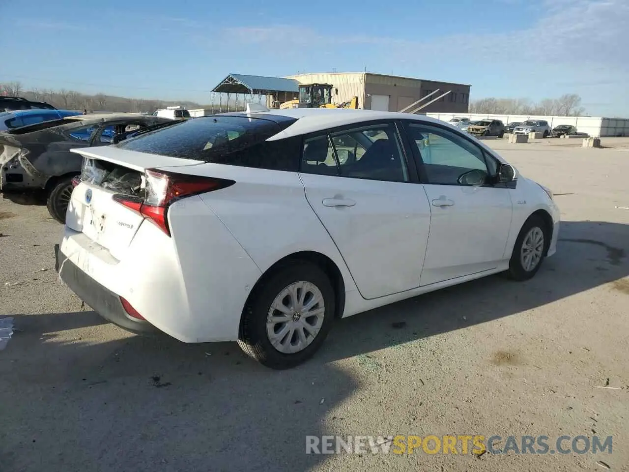 3 Photograph of a damaged car JTDKARFU0L3106035 TOYOTA PRIUS 2020