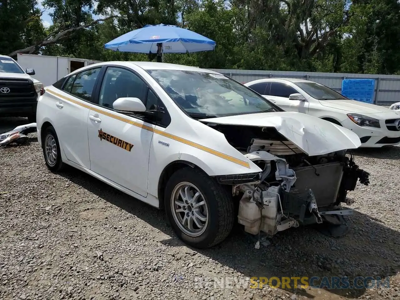 4 Photograph of a damaged car JTDKARFU0L3108349 TOYOTA PRIUS 2020
