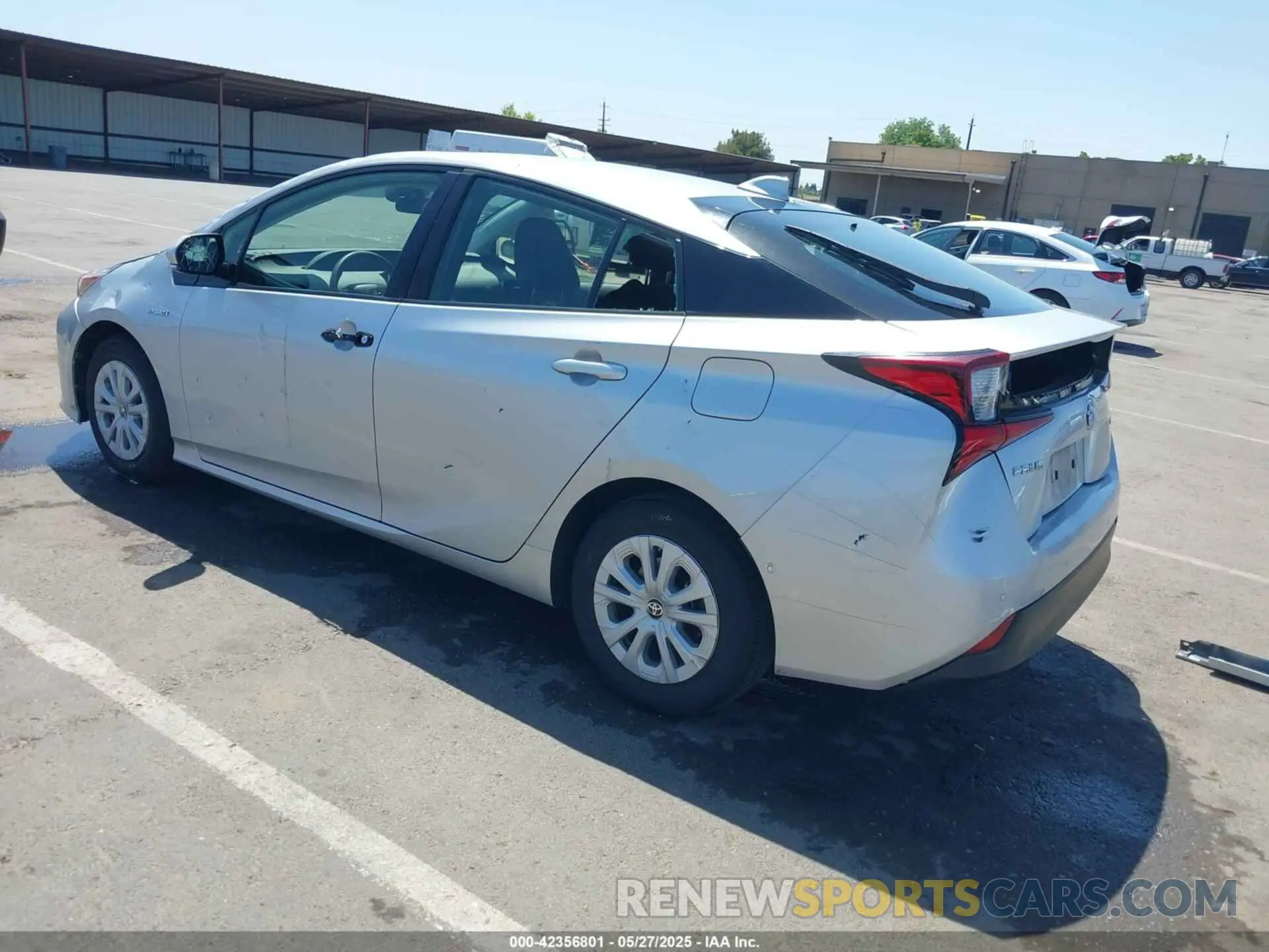 3 Photograph of a damaged car JTDKARFU0L3109212 TOYOTA PRIUS 2020