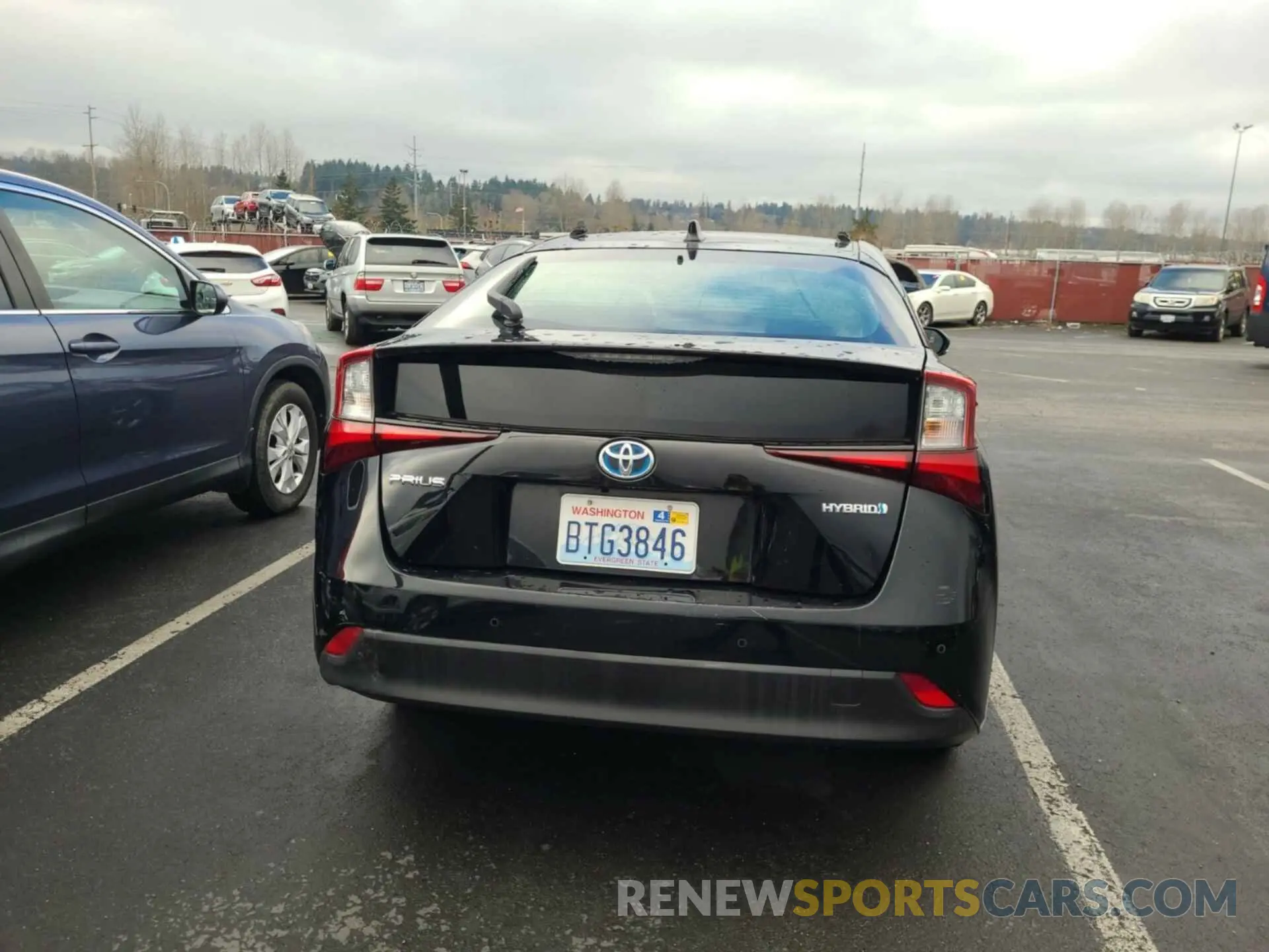 8 Photograph of a damaged car JTDKARFU0L3115608 TOYOTA PRIUS 2020
