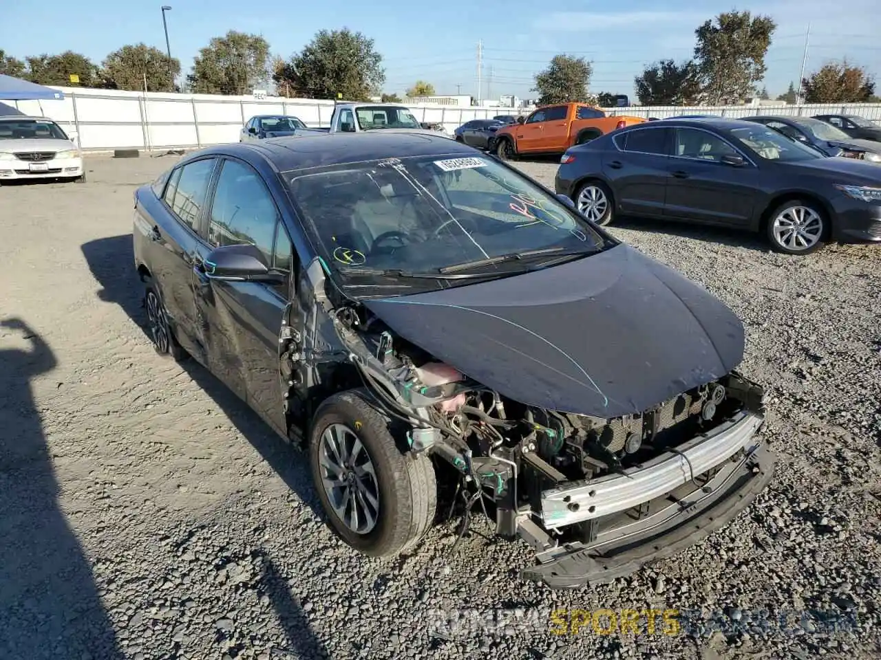 9 Photograph of a damaged car JTDKARFU0L3116564 TOYOTA PRIUS 2020