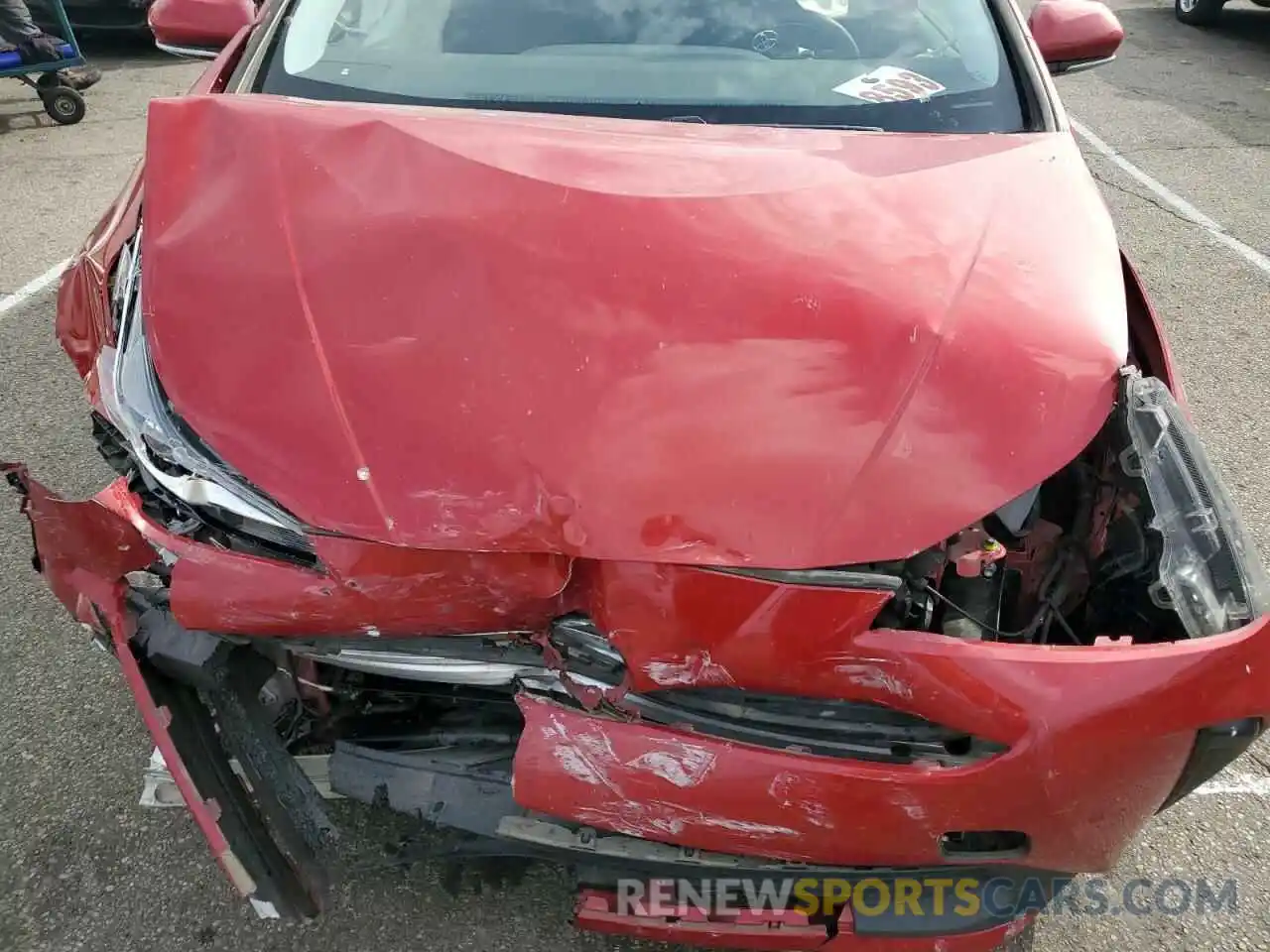 7 Photograph of a damaged car JTDKARFU0L3120095 TOYOTA PRIUS 2020