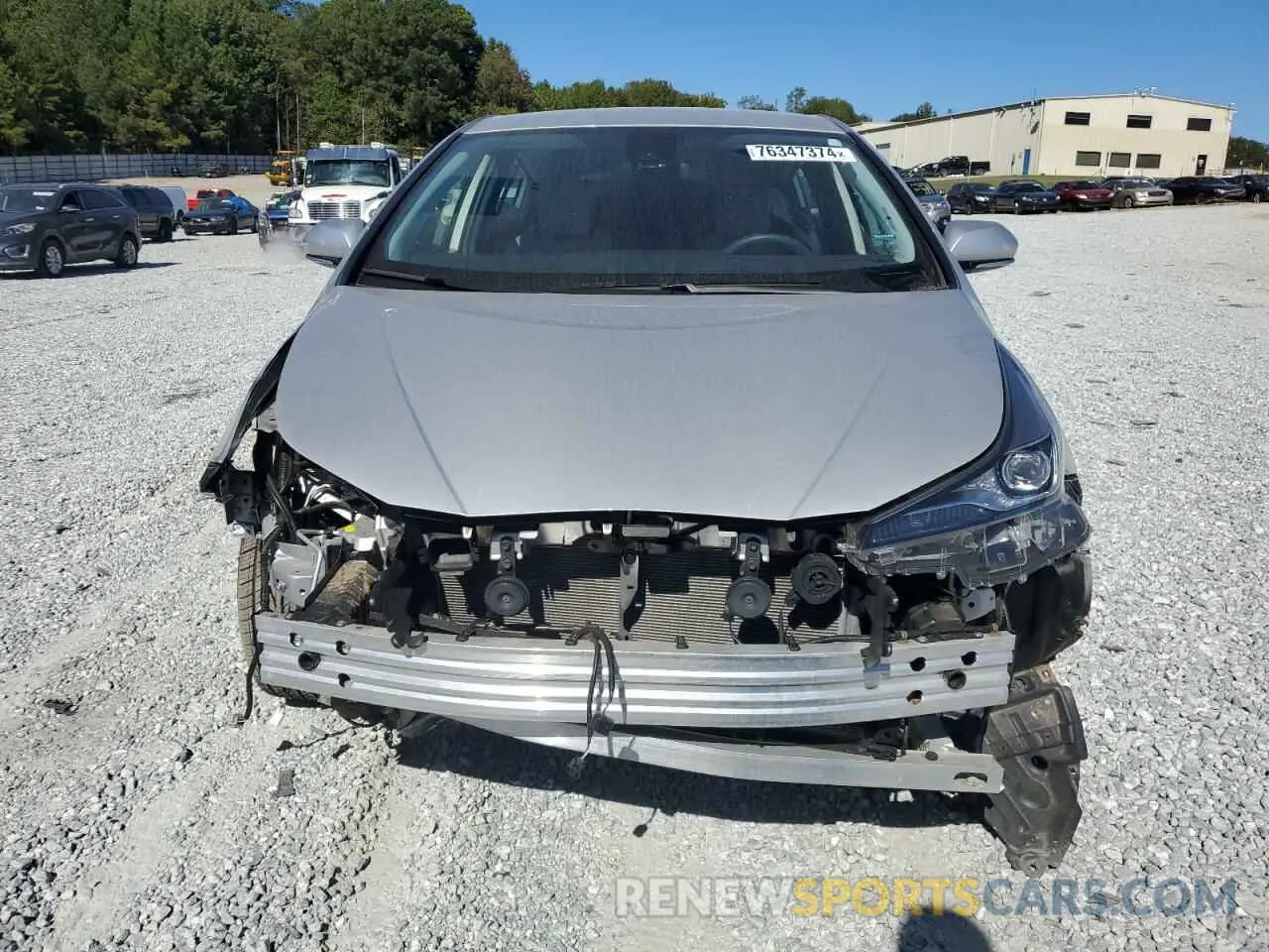 5 Photograph of a damaged car JTDKARFU0L3122302 TOYOTA PRIUS 2020