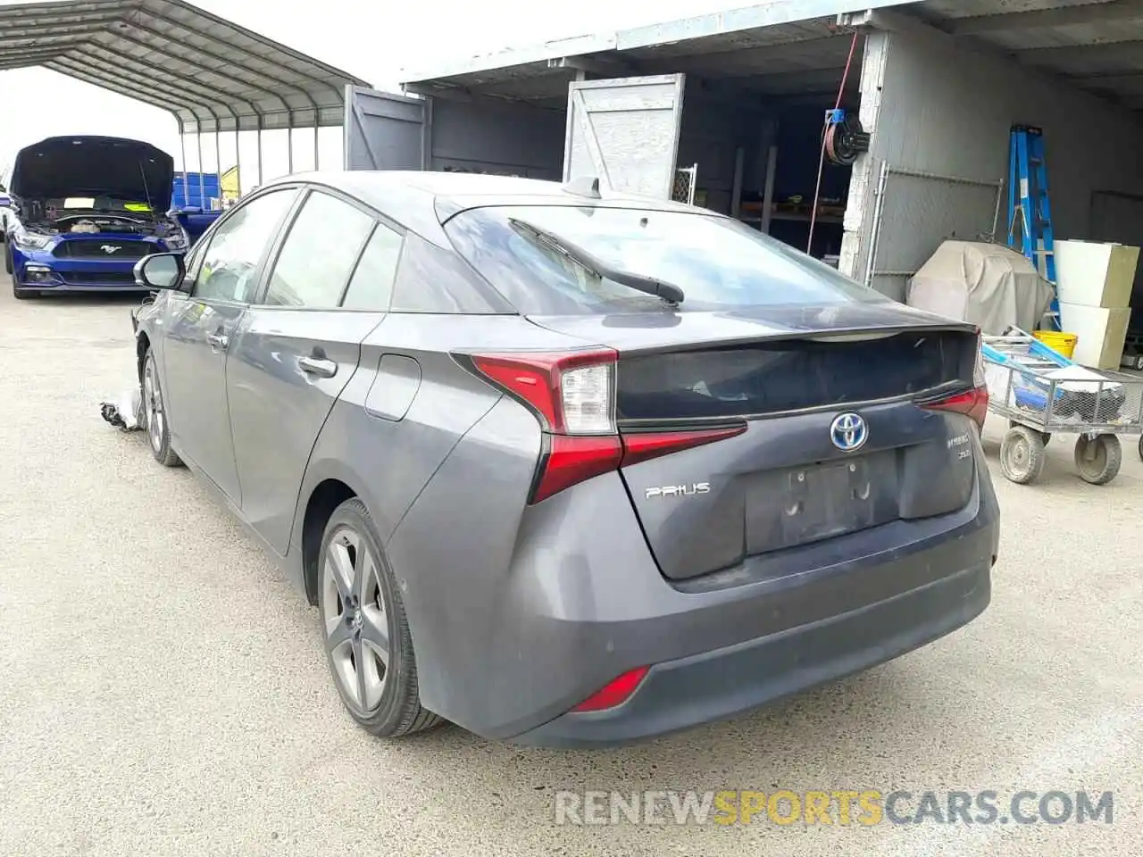 3 Photograph of a damaged car JTDKARFU1L3104763 TOYOTA PRIUS 2020