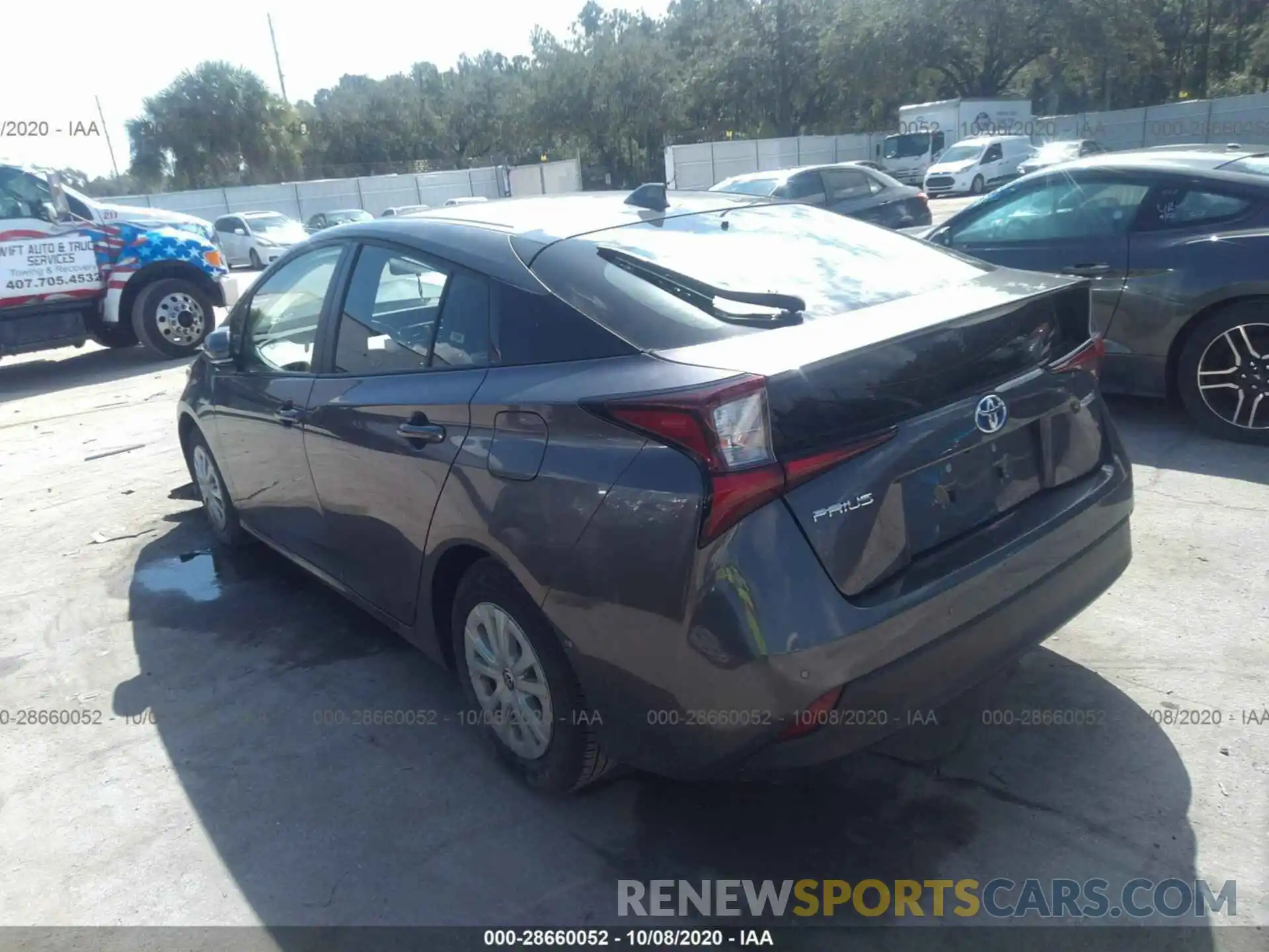 3 Photograph of a damaged car JTDKARFU1L3104844 TOYOTA PRIUS 2020