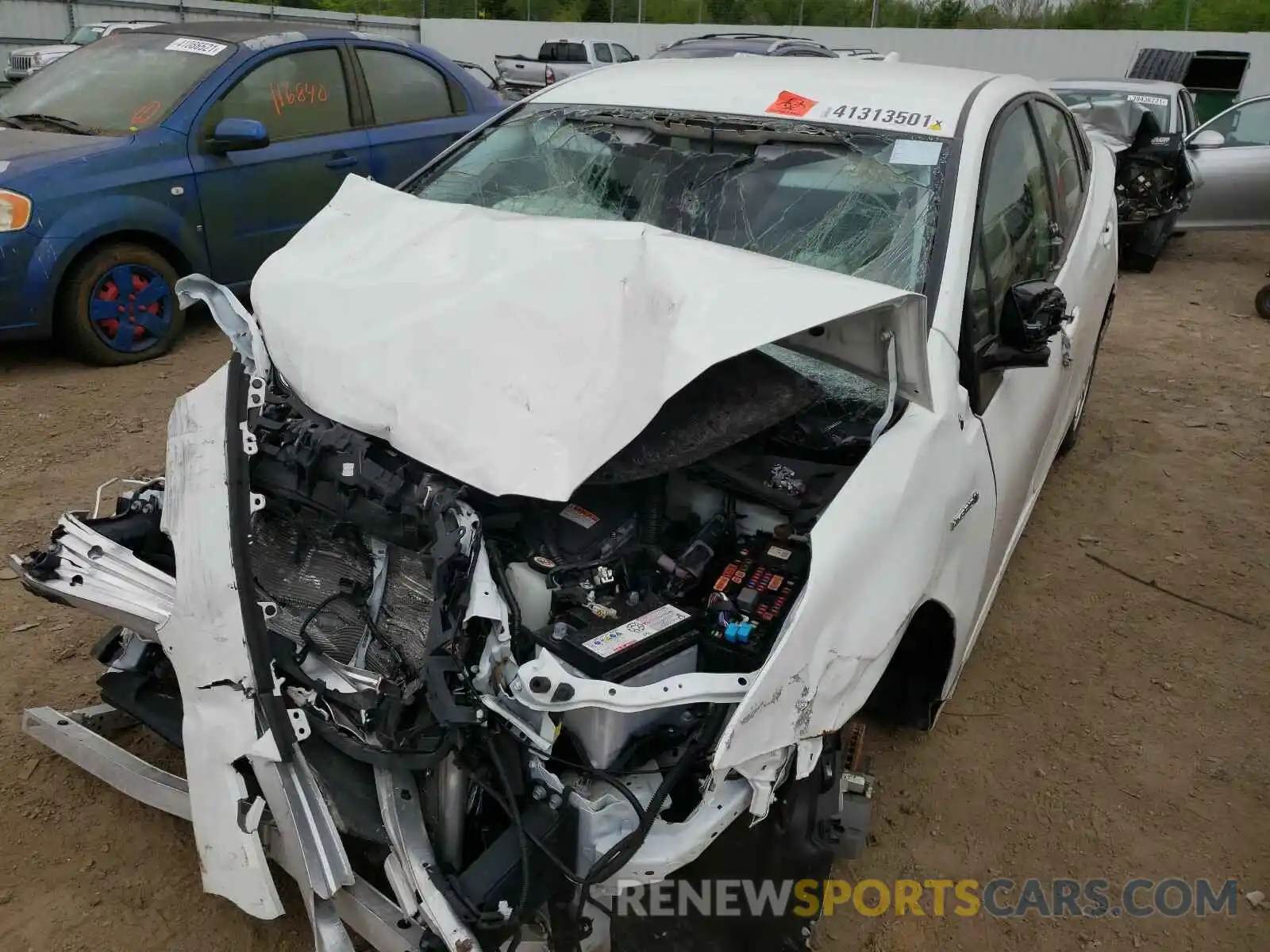 9 Photograph of a damaged car JTDKARFU1L3108764 TOYOTA PRIUS 2020