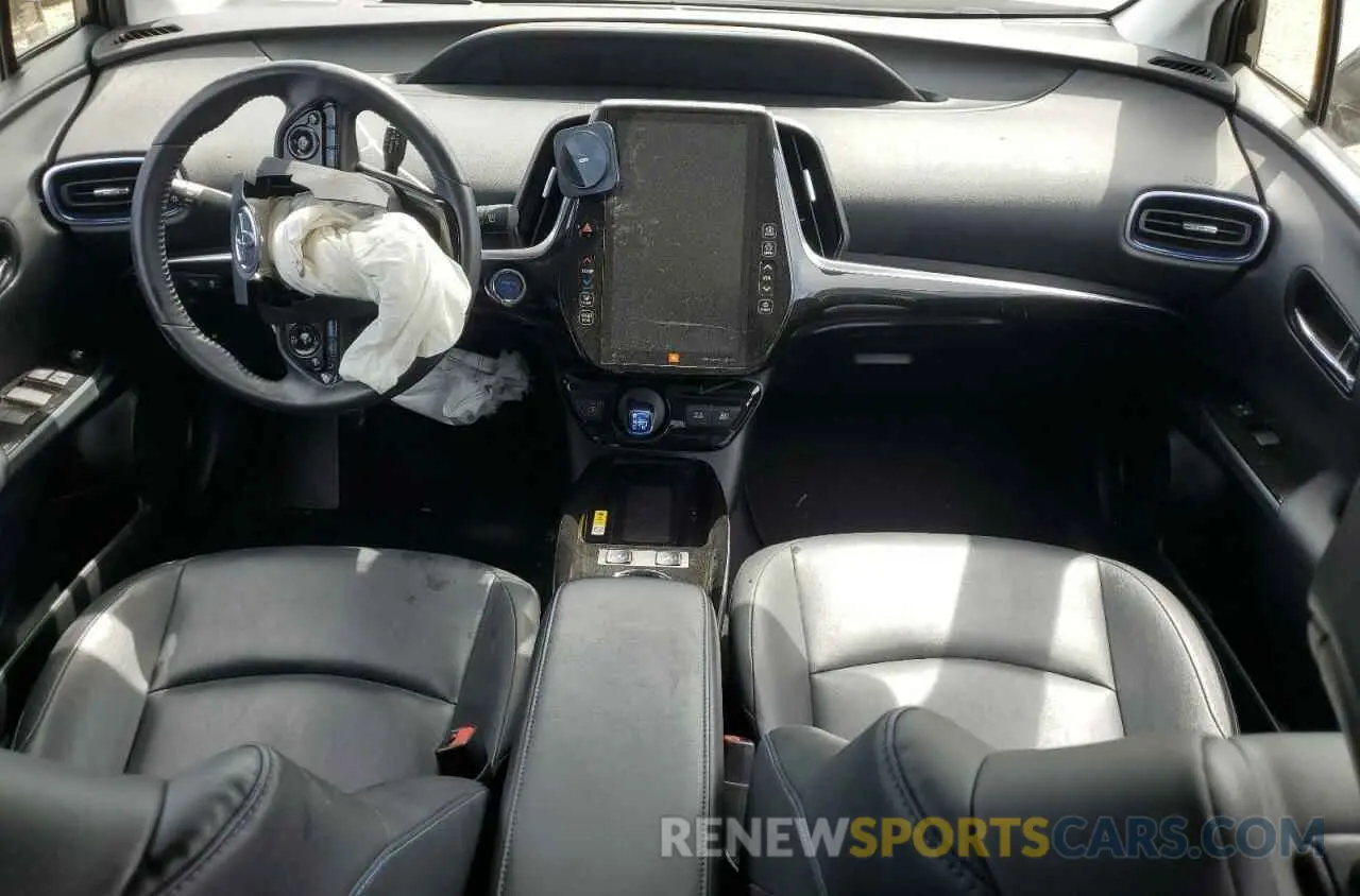 8 Photograph of a damaged car JTDKARFU1L3113480 TOYOTA PRIUS 2020