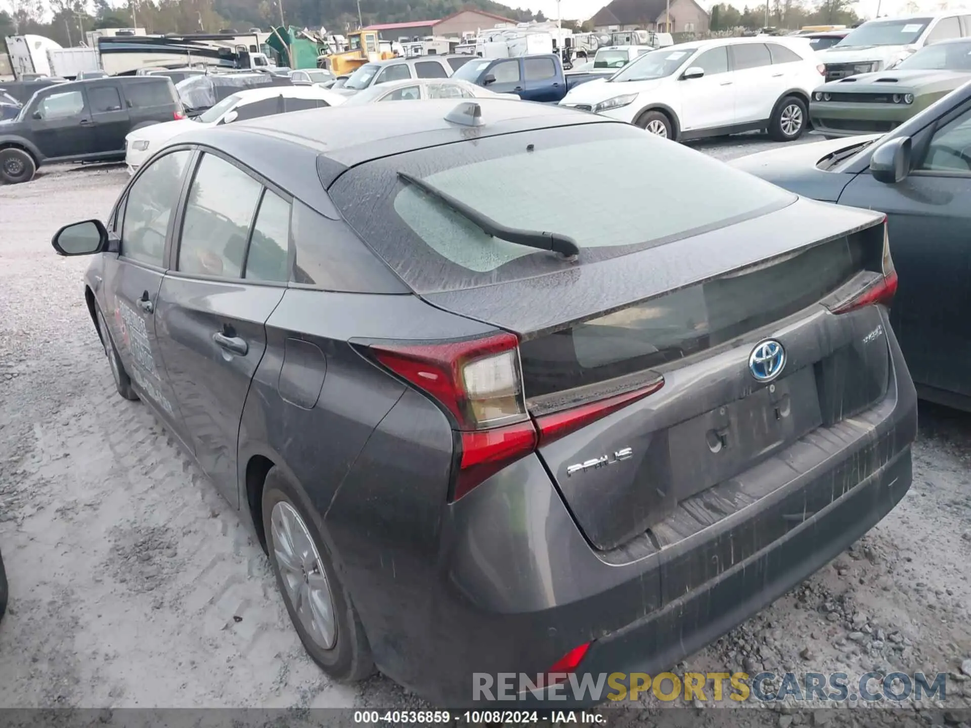 3 Photograph of a damaged car JTDKARFU1L3114175 TOYOTA PRIUS 2020