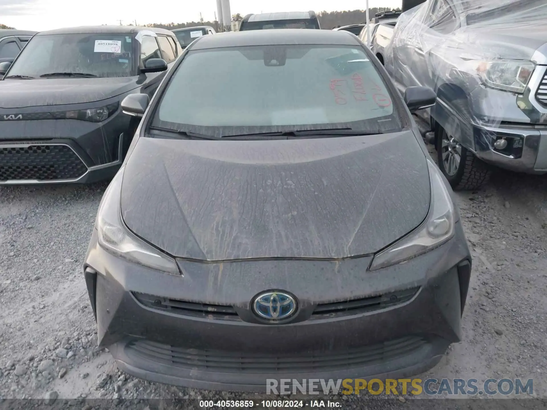 6 Photograph of a damaged car JTDKARFU1L3114175 TOYOTA PRIUS 2020