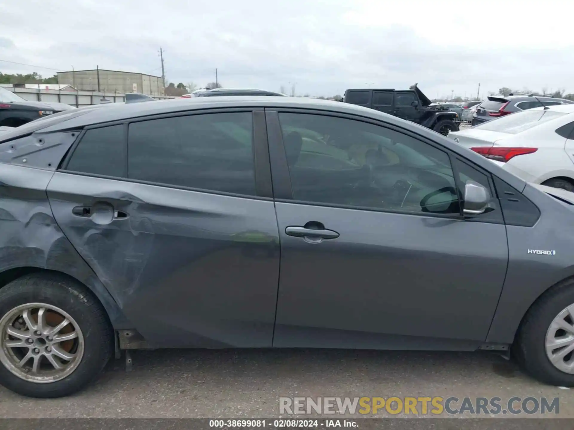 14 Photograph of a damaged car JTDKARFU1L3116296 TOYOTA PRIUS 2020