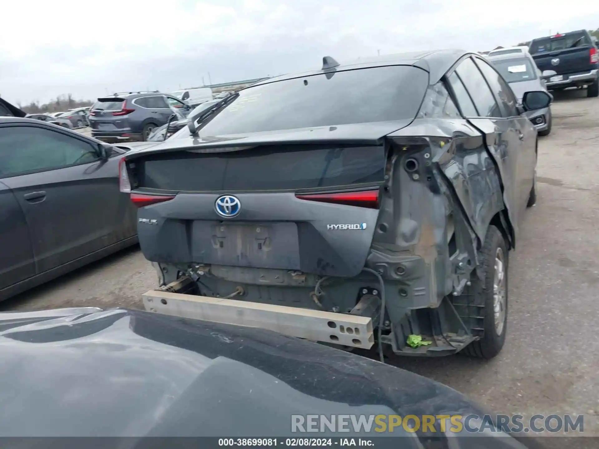 17 Photograph of a damaged car JTDKARFU1L3116296 TOYOTA PRIUS 2020