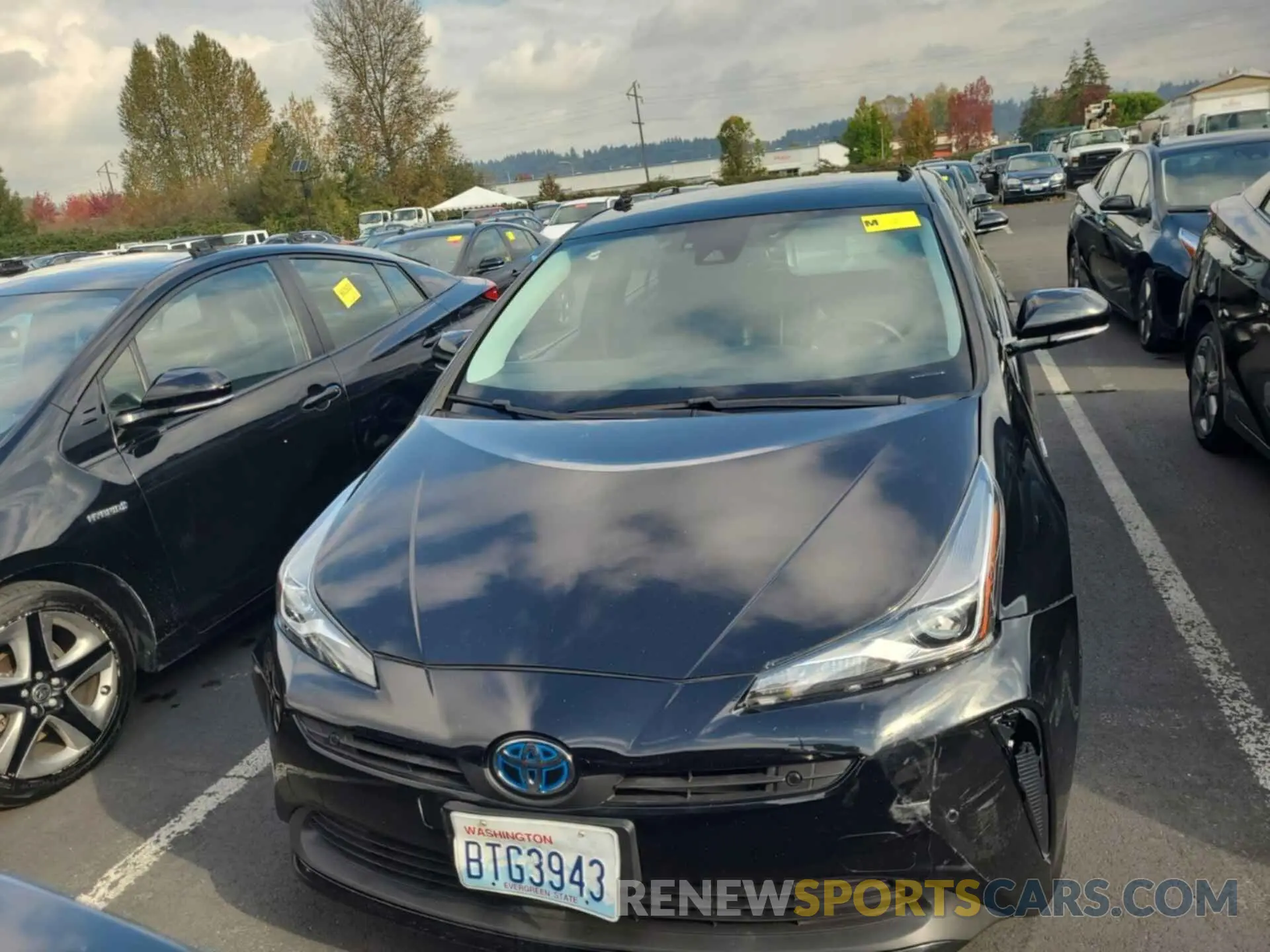 22 Photograph of a damaged car JTDKARFU1L3116377 TOYOTA PRIUS 2020